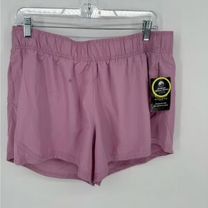 Athletic Lightweight Brief Lined Lilac Shorts Size Large NWT